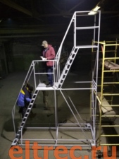 подкатная лестница 7 ступеней